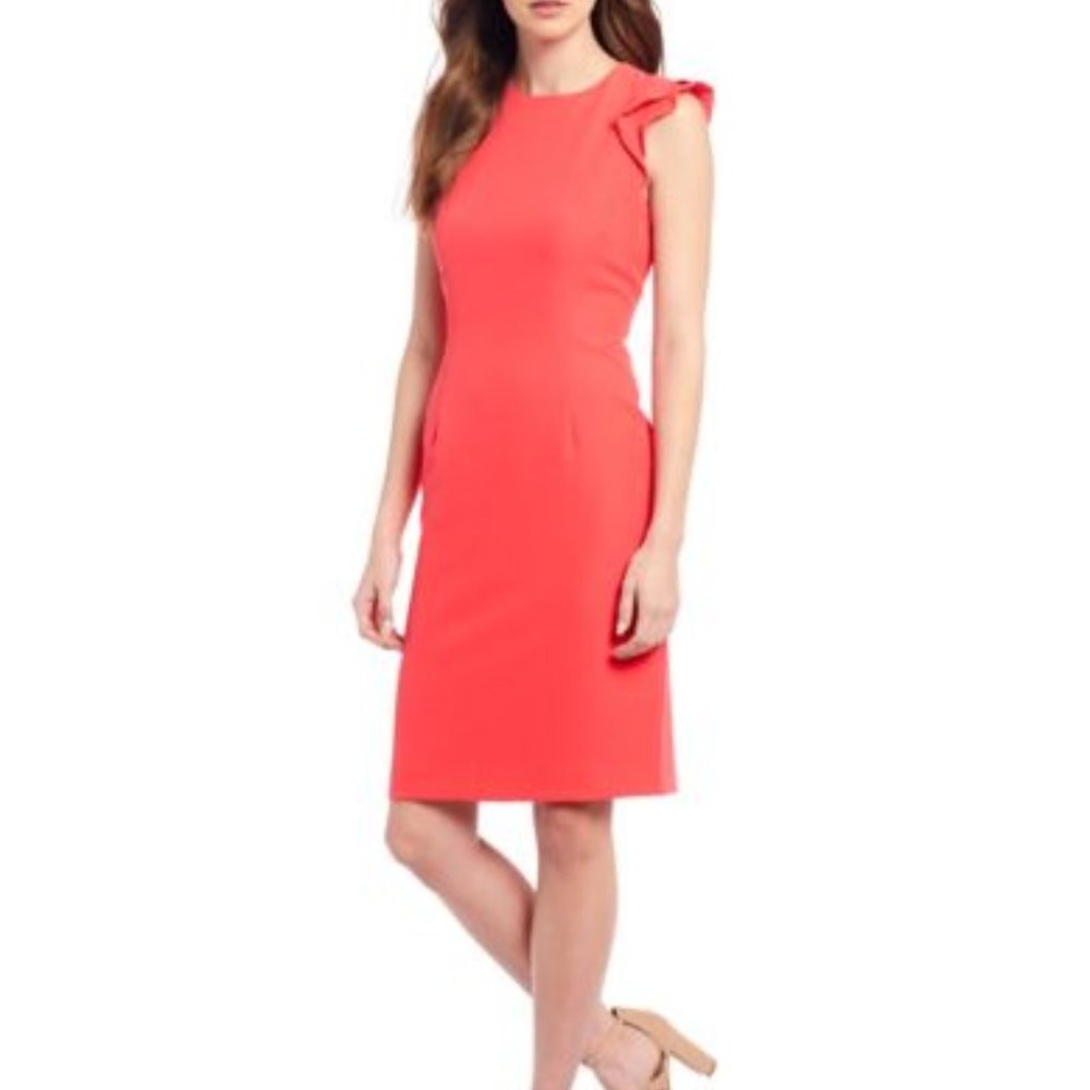 NWT Antonio Melani Molly Stretch Crepe Round Neck